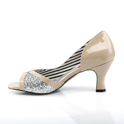 JENNA-03 *3" Heel Peep Toe D'Orsay Pump