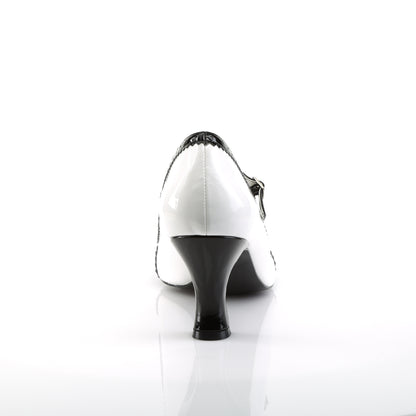 JENNA-06 *3" Kitten Heel Spectator Mary Jane Pump