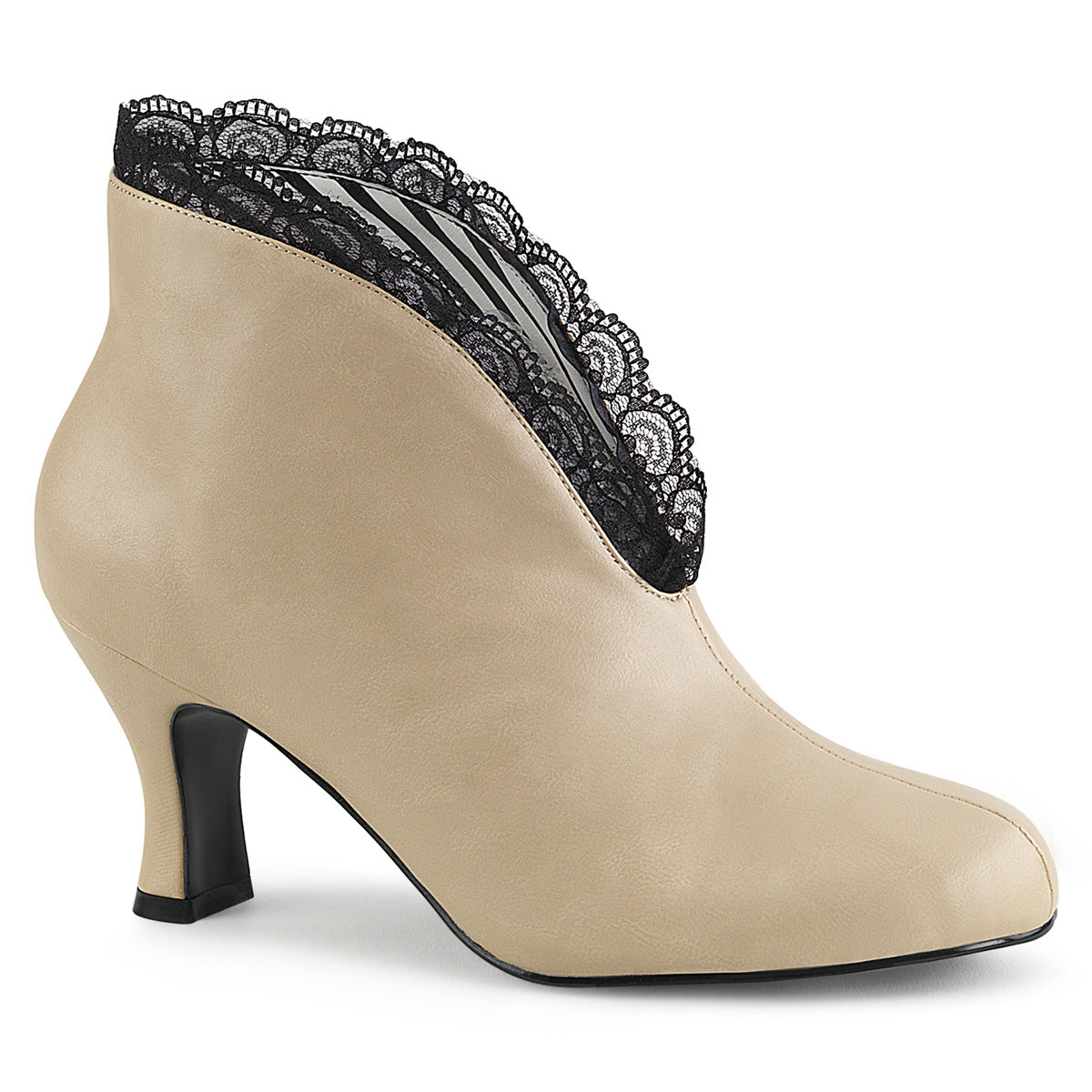 JENNA-105 *3" Heel Slip-on Ankle Boot