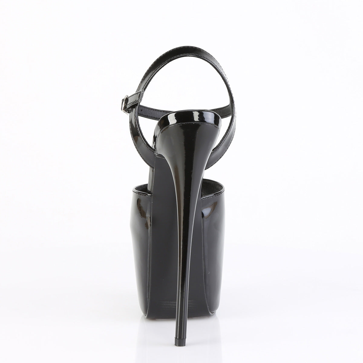 JUBILANT-09 7" Heel, 3" Concealed PF Ankle Strap Sandal