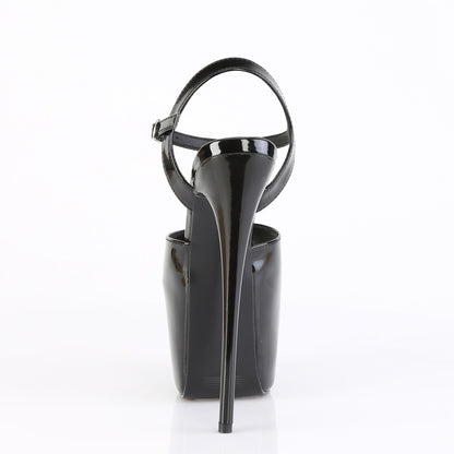 JUBILANT-09 7" Heel, 3" Concealed PF Ankle Strap Sandal