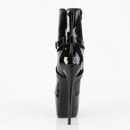 JUBILANT-1011 7" Heel, 3" Concealed PF Ankle Boot, Side Zip
