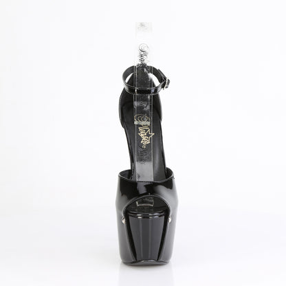 JUBILANT-15 7" Heel, 3" Concealed PF Close Back Ankle Strap Sandal