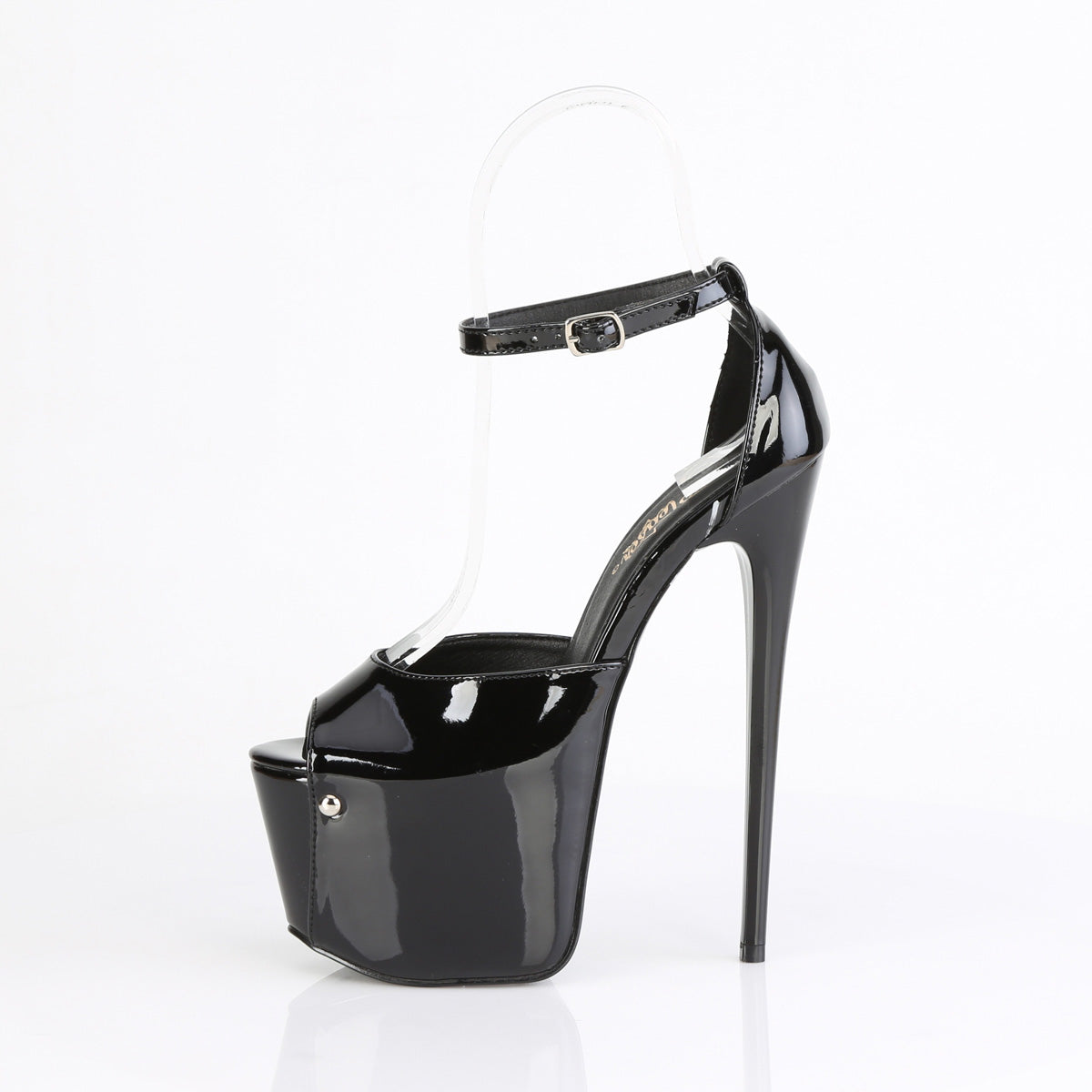 JUBILANT-15 7" Heel, 3" Concealed PF Close Back Ankle Strap Sandal