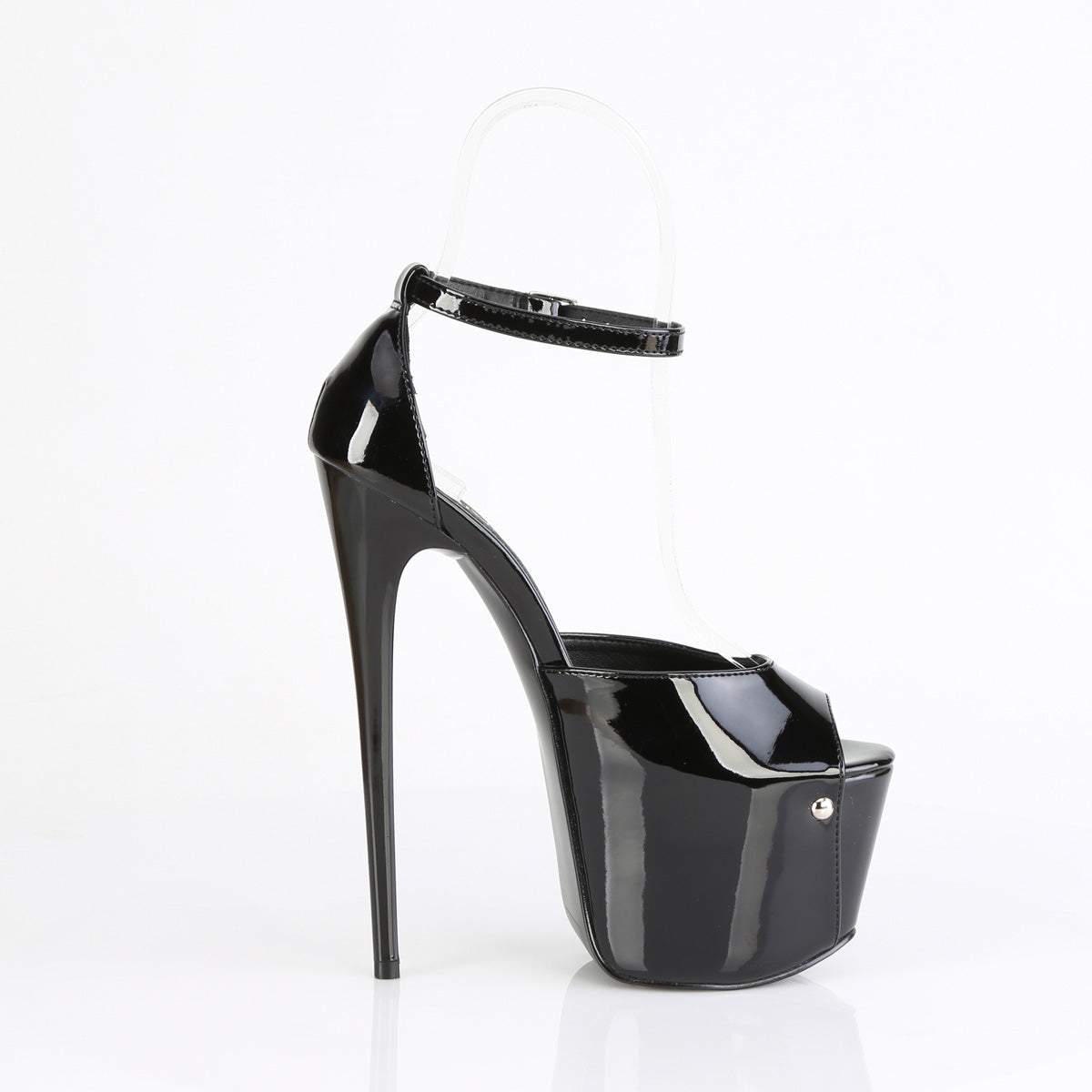 JUBILANT-15 7" Heel, 3" Concealed PF Close Back Ankle Strap Sandal