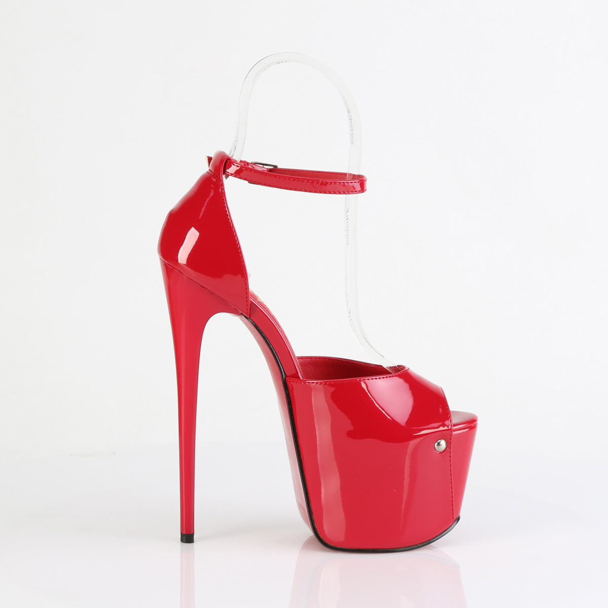 JUBILANT-15 7" Heel, 3" Concealed PF Close Back Ankle Strap Sandal