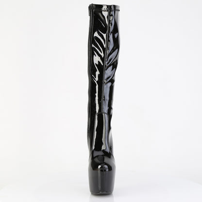 JUBILANT-2000 7" Heel, 3" Concealed PF Stretch Knee Boot, Side Zip