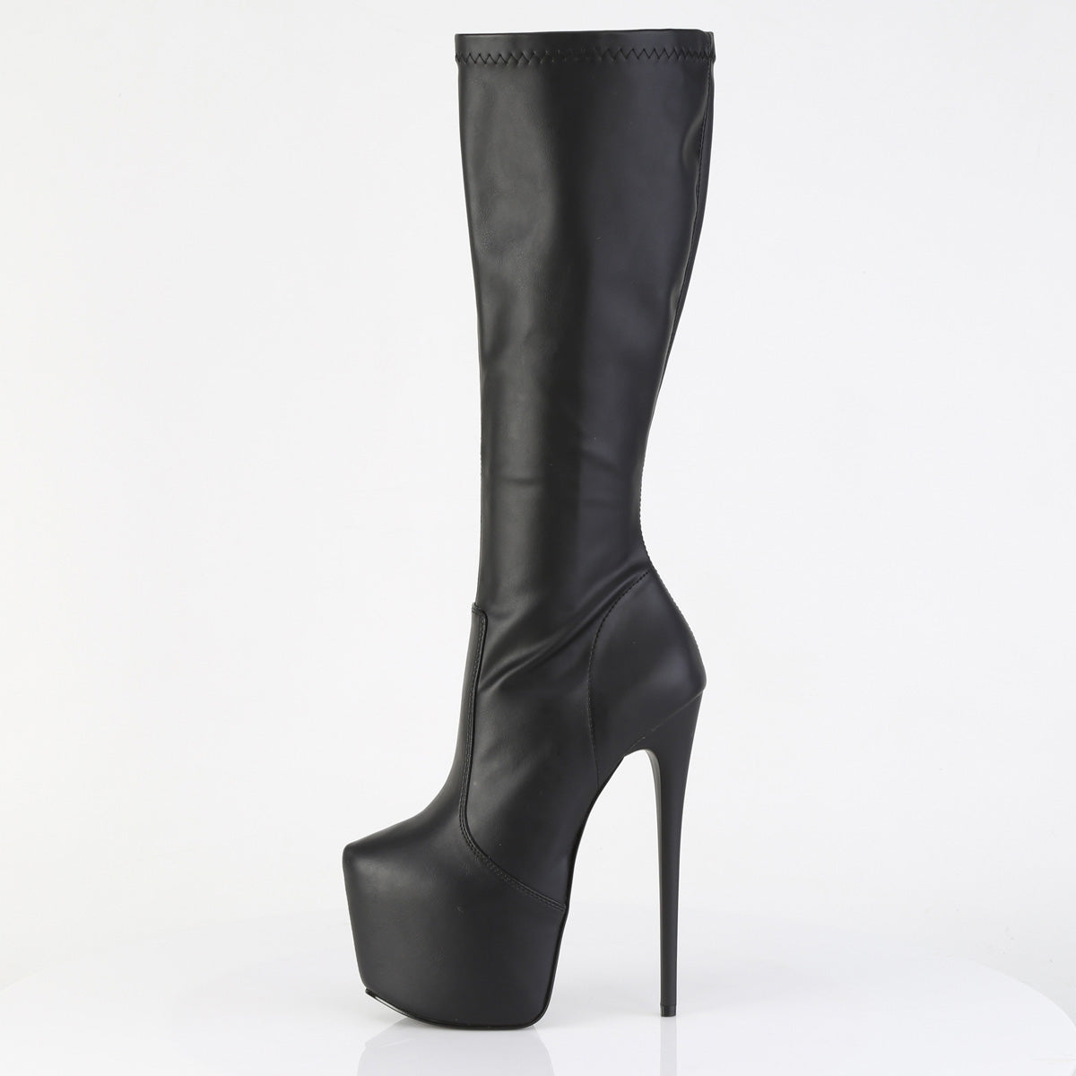 JUBILANT-2000 7" Heel, 3" Concealed PF Stretch Knee Boot, Side Zip