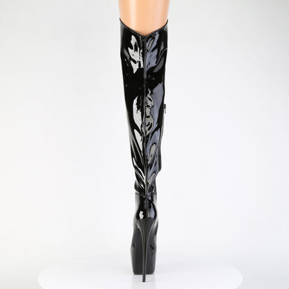 JUBILANT-3006 7" Heel, 3" Concealed PF, Stretch Thigh Boot, Side Zip