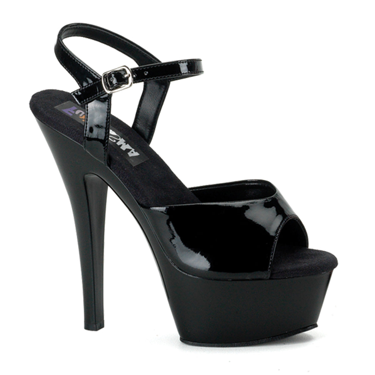 JULIET-209 **6" Spike Heel, 1 3/4" Platform Ankle Strap Sandal
