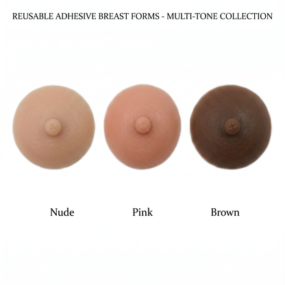 Envy Body Shop Realistic Adhesive Transform Silicone Breast Form Perky Nipples