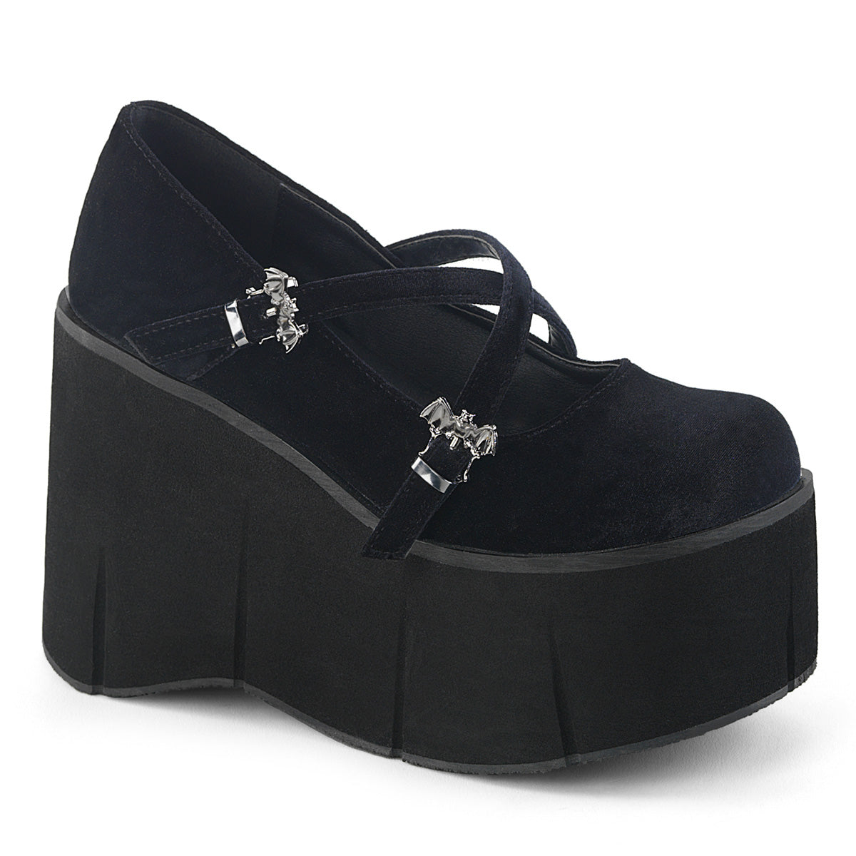 KERA-10 4 1/2" Platform Criss-Cross Strap Maryjane