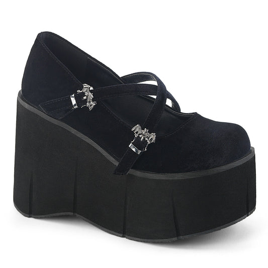 KERA-10 4 1/2" Platform Criss-Cross Strap Maryjane