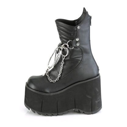 KERA-130 **4 1/2" Platform Calf High Boot, Metal Back Zip