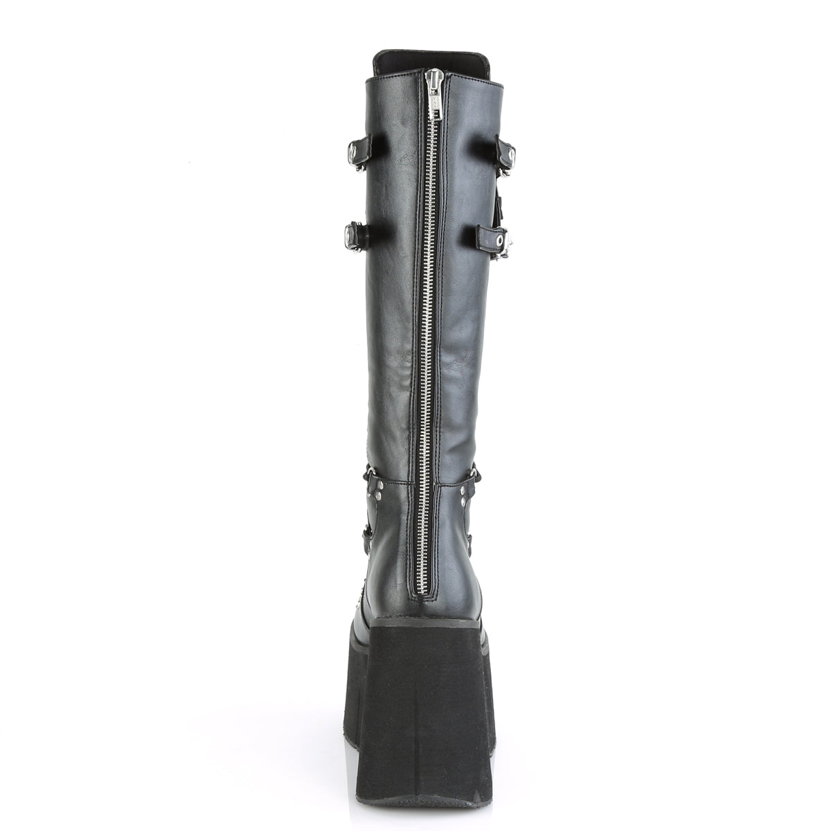 KERA-200 4 1/2"PF Lace-Up Knee High Boots w/ Shield, Back Zip