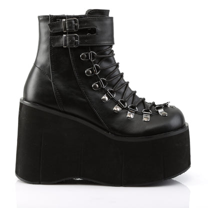 KERA-21 *4 1/2" PF Faux Lace-Up Ankle Boot, Side Zip