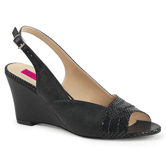 KIMBERLY-01SP *3" Slingback Wedge Sandal