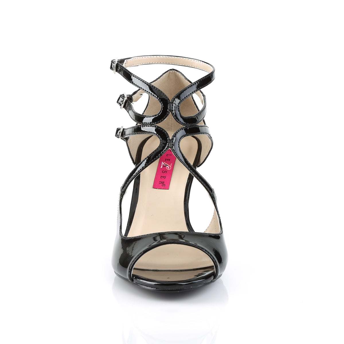 KIMBERLY-04 *3" Strappy Wedge Sandal W/ Cutout Detail