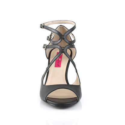 KIMBERLY-04 *3" Strappy Wedge Sandal W/ Cutout Detail