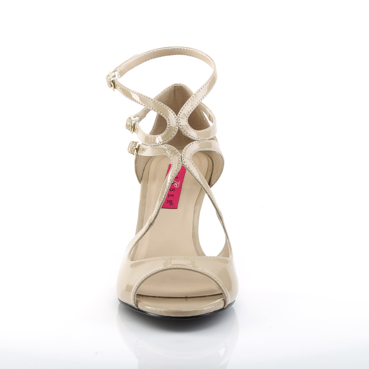 KIMBERLY-04 *3" Strappy Wedge Sandal W/ Cutout Detail