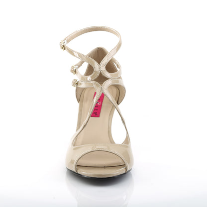 KIMBERLY-04 *3" Strappy Wedge Sandal W/ Cutout Detail