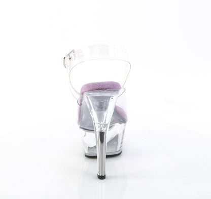 KISS-208 6" Heel, 1 3/4" PF Ankle Strap Sandal