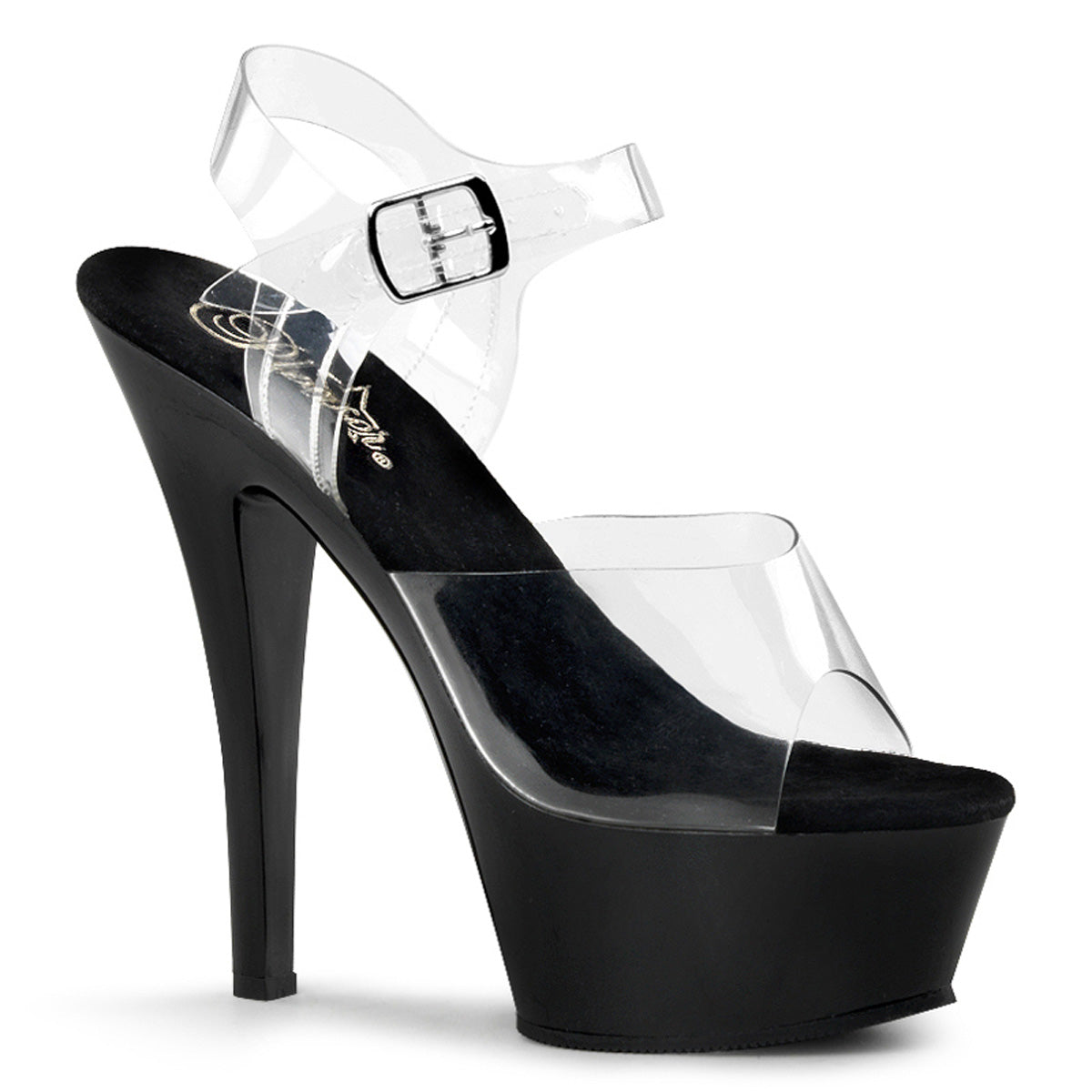 KISS-208 6" Heel, 1 3/4" PF Ankle Strap Sandal