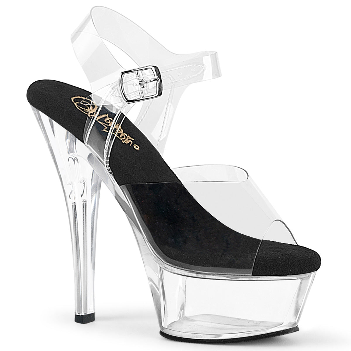 KISS-208 6" Heel, 1 3/4" PF Ankle Strap Sandal