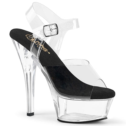 KISS-208 6" Heel, 1 3/4" PF Ankle Strap Sandal
