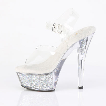 KISS-208RSI 6" Heel, 1 3/4" PF Ankle Strap Sandal w/RS Inserts