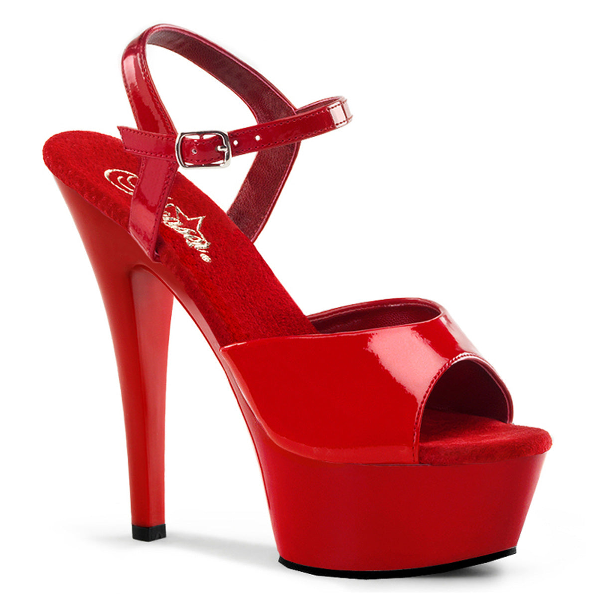 KISS-209 6" Heel Ankle Strap P/F Sandal