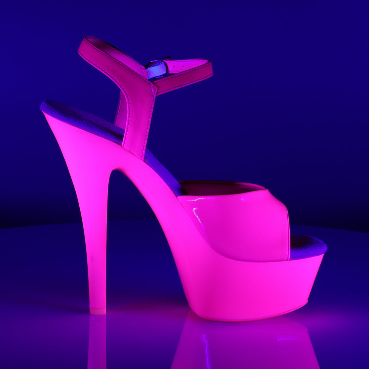 KISS-209UV 6" Heel, 1 3/4" PF Ankle Strap Sandal