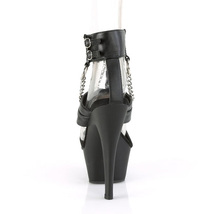 KISS-261 6" Heel, 1 3/4" PF Strappy T-Strap Sandal