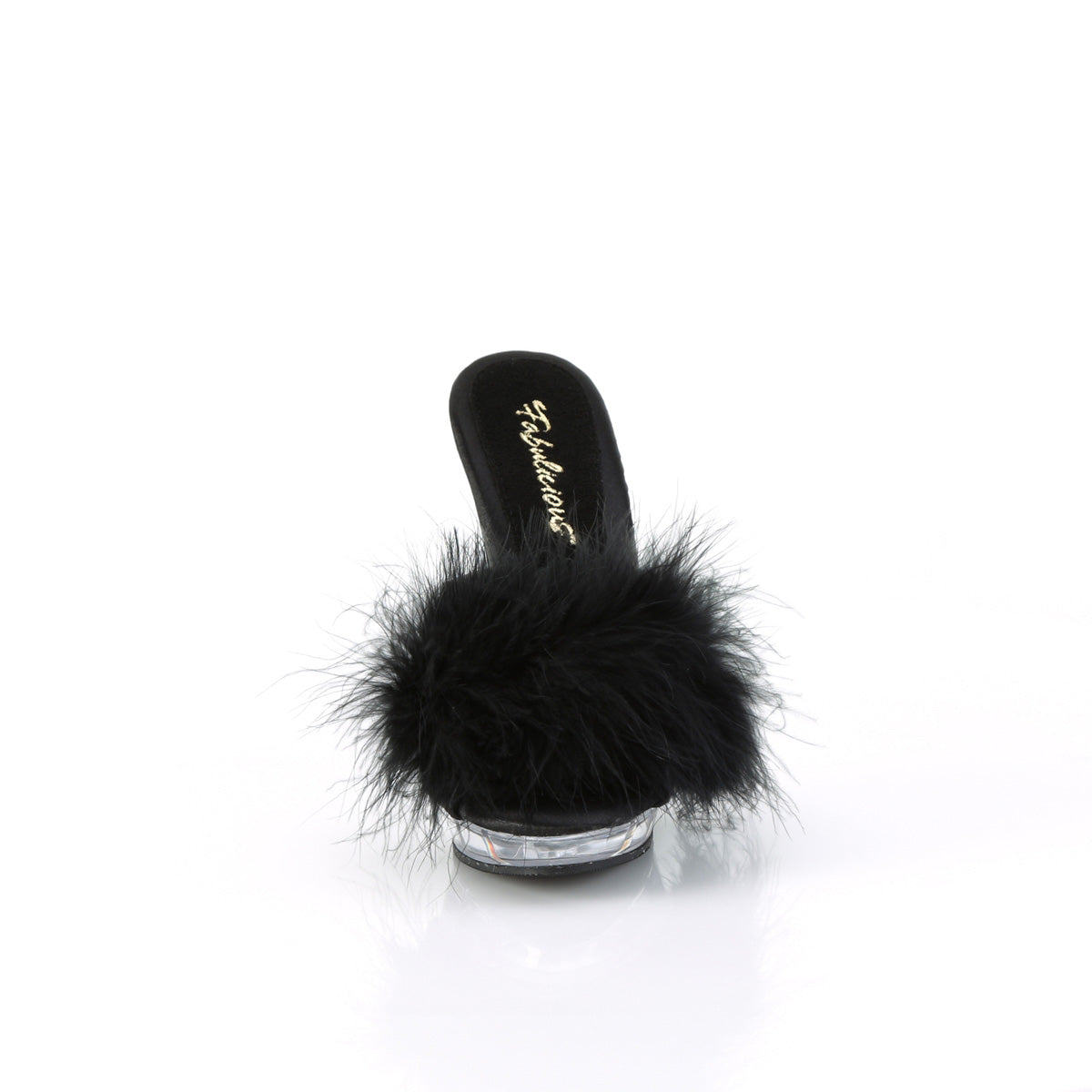 LIP-101-8 5" Heel, 3/4" PF Marabou Slipper