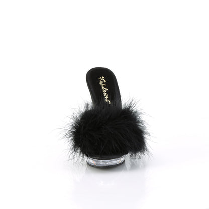 LIP-101-8 5" Heel, 3/4" PF Marabou Slipper