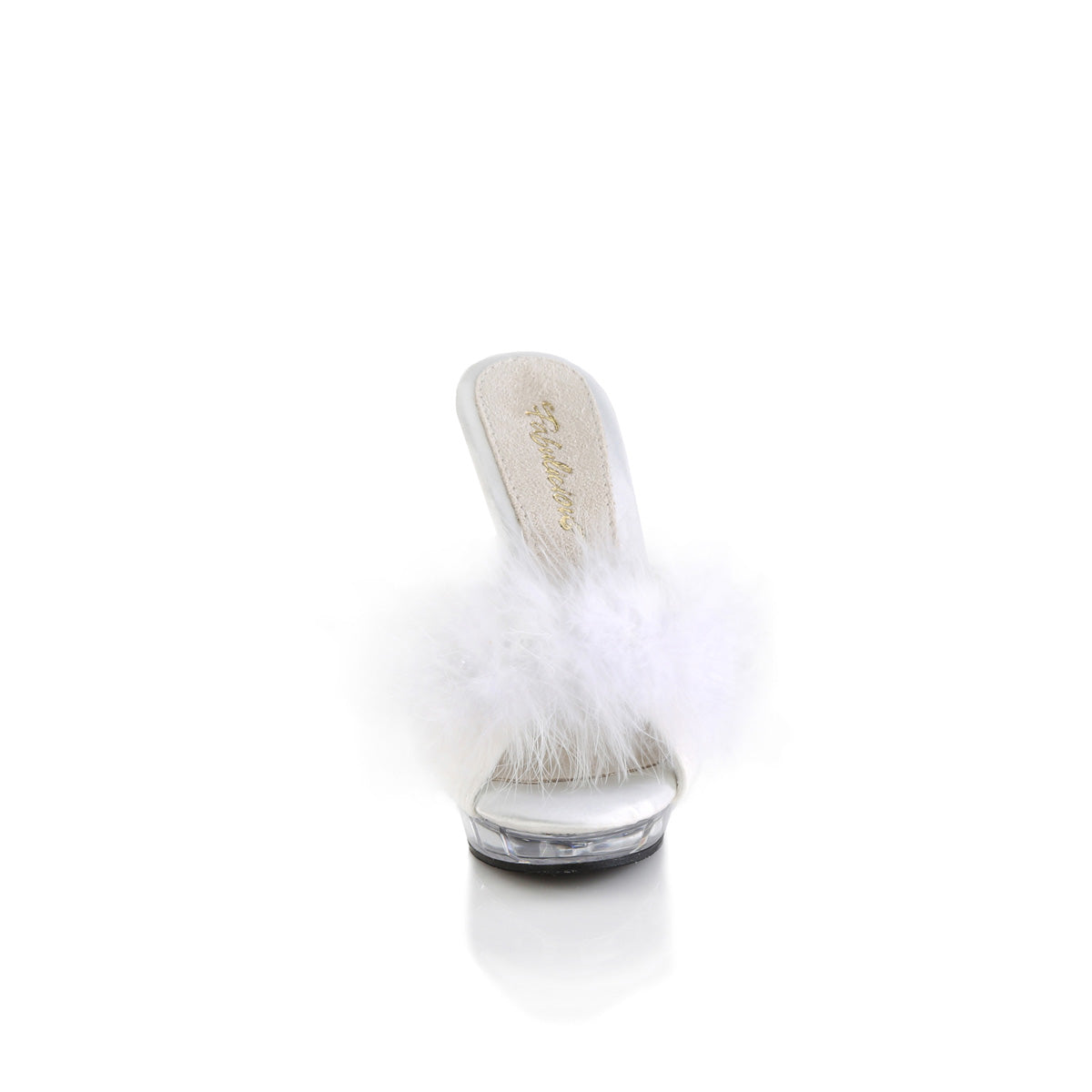 LIP-101-8 5" Heel, 3/4" PF Marabou Slipper