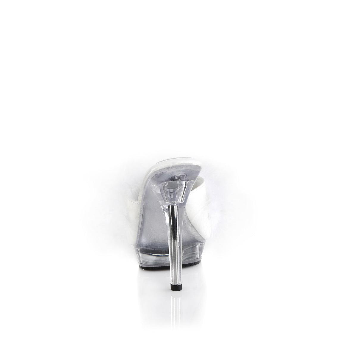 LIP-101-8 5" Heel, 3/4" PF Marabou Slipper