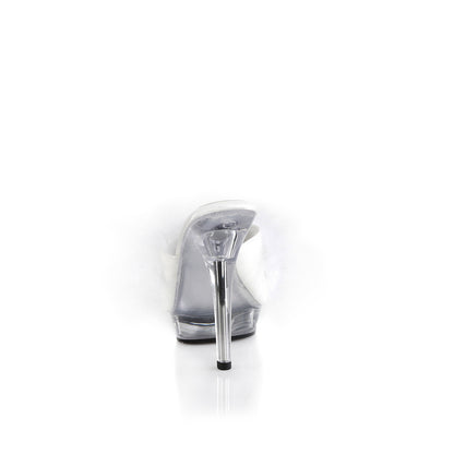 LIP-101-8 5" Heel, 3/4" PF Marabou Slipper