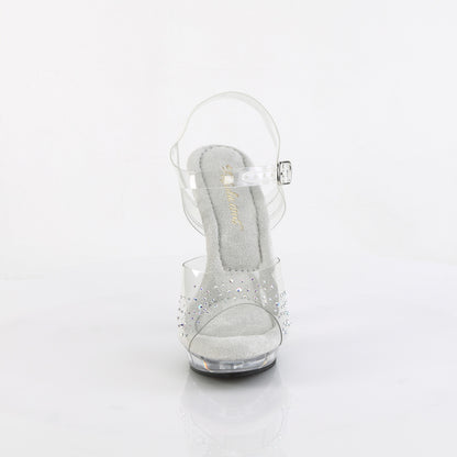 LIP-108SD *5" Heel, 3/4" PF Ankle Strap Sandal W/ RS