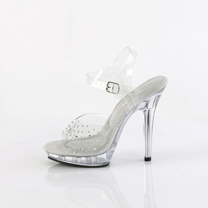 LIP-108SD *5" Heel, 3/4" PF Ankle Strap Sandal W/ RS