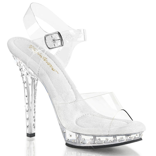 LIP-108SDT 5" Heel, 3/4" PF Ankle Strap Sandal