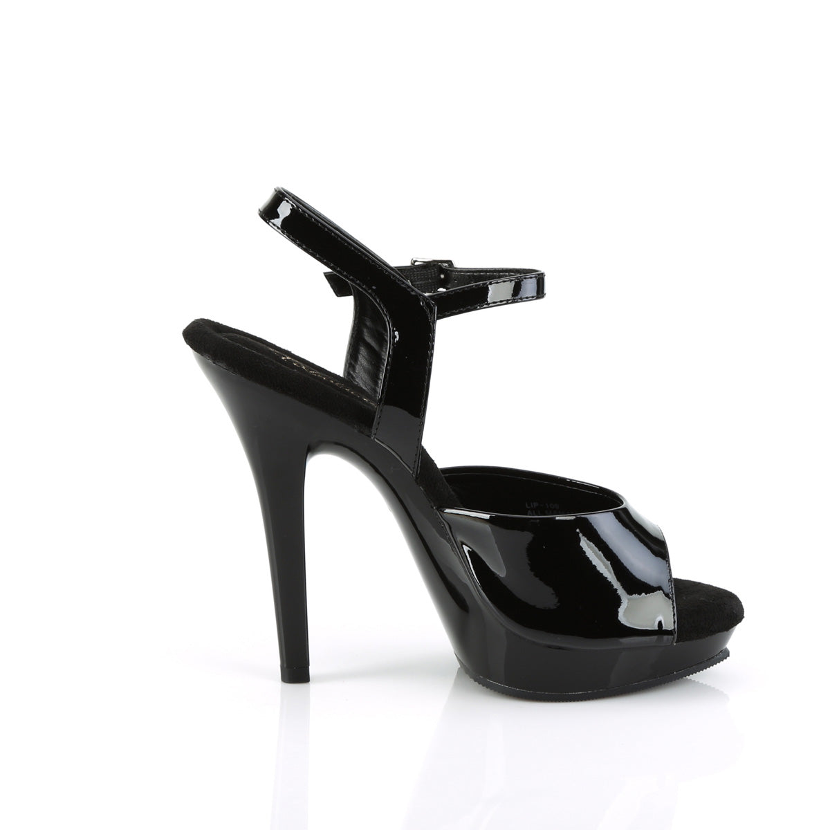 LIP-109 5" Heel, 3/4" PF Ankle Strap Sandal