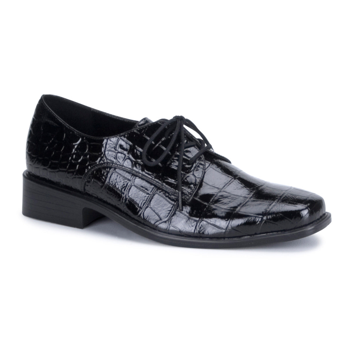 LOAFER-17 *Men's Faux Alligator Loafter Shoe Featuring a Side buckle