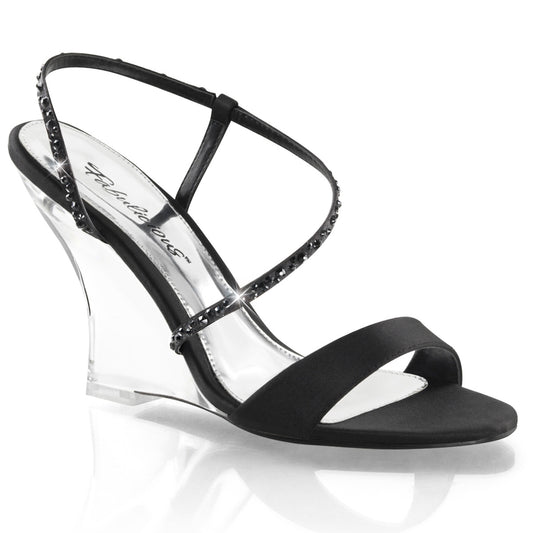 LOVELY-417 *4" Sling Back Wedge Sandal