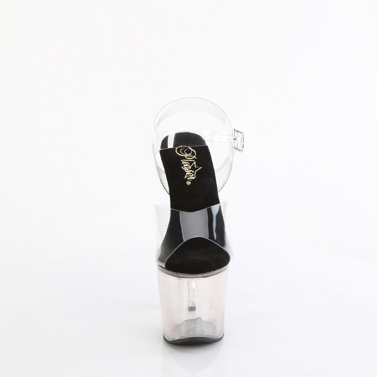 LOVESICK-708T 7" Heart Shaped Heel, 3 1/4" PF Ankle Strap Sandal
