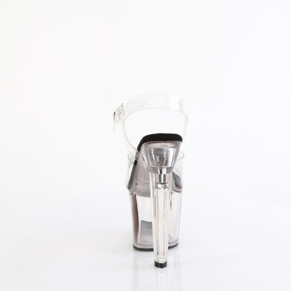 LOVESICK-708T *7" Heart Shaped Heel, 3 1/4" PF Ankle Strap Sandal