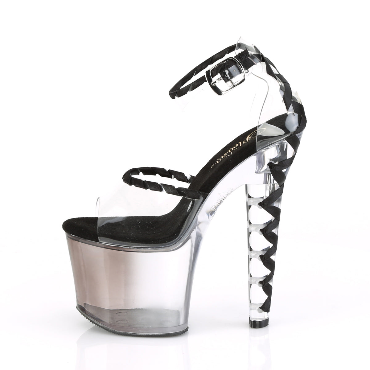 LOVESICK-712T 7" Heel, 3 1/4" PF Ankle Strap d'Orsay Sandal