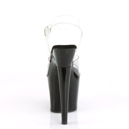 LOVETHORN-708 **7" Rose Thorn Heel, 3 1/4" PF Ankle Strap Sandal