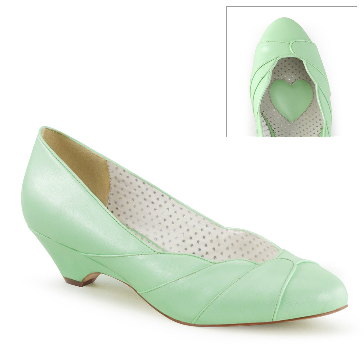 LULU-05 *1 1/2" Kitten Wedge Pump