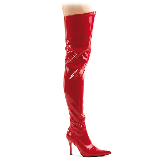 LUST-3000 *3 3/4" Heel Stretch Pat Knee Boot